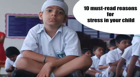 A child in stress