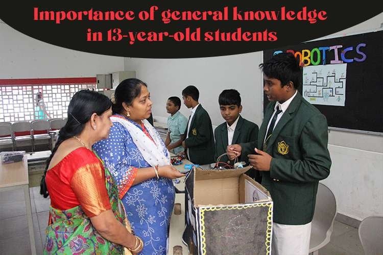 A group of people standing in a General knowledge room