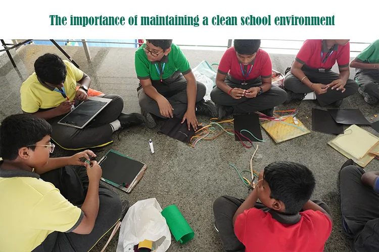 The importance of a clean school environment for children's health, focus, and learning.