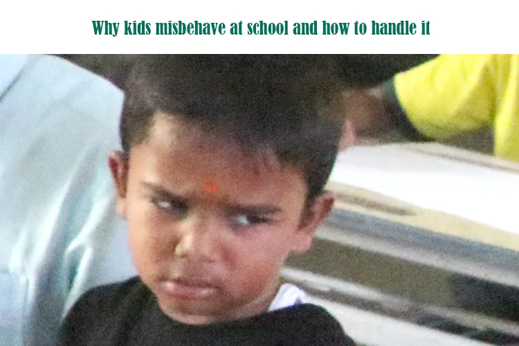 A helpful guide for parents and teachers: Why kids misbehave at school and how to handle it constructively.
