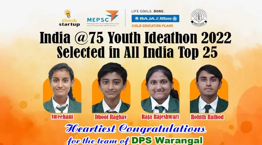 India @75 Youth Ideathon 2022 Selected in All India Top 25.