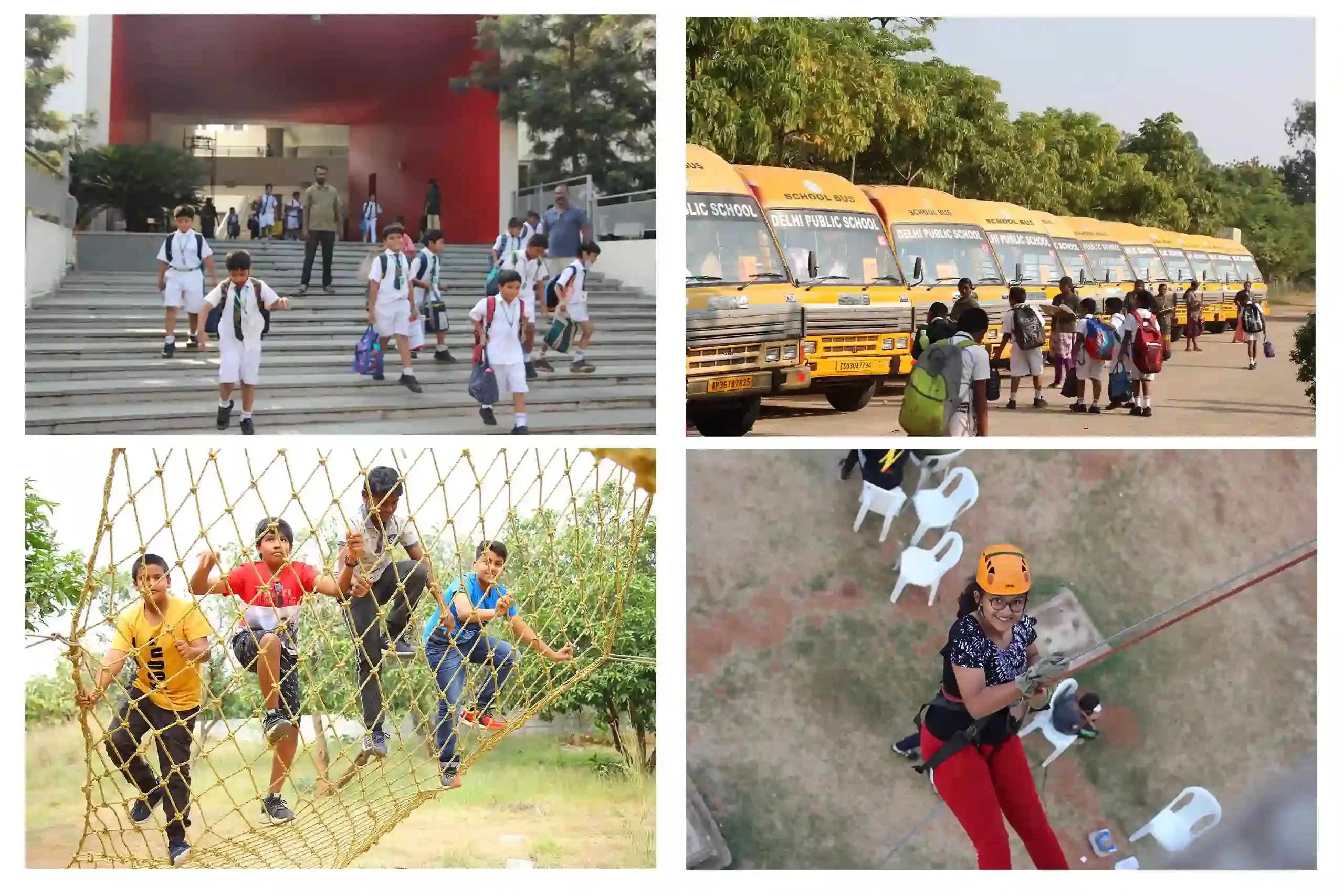 various facilities offered by a boarding school