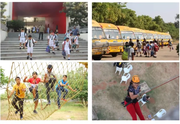 various facilities offered by a boarding school