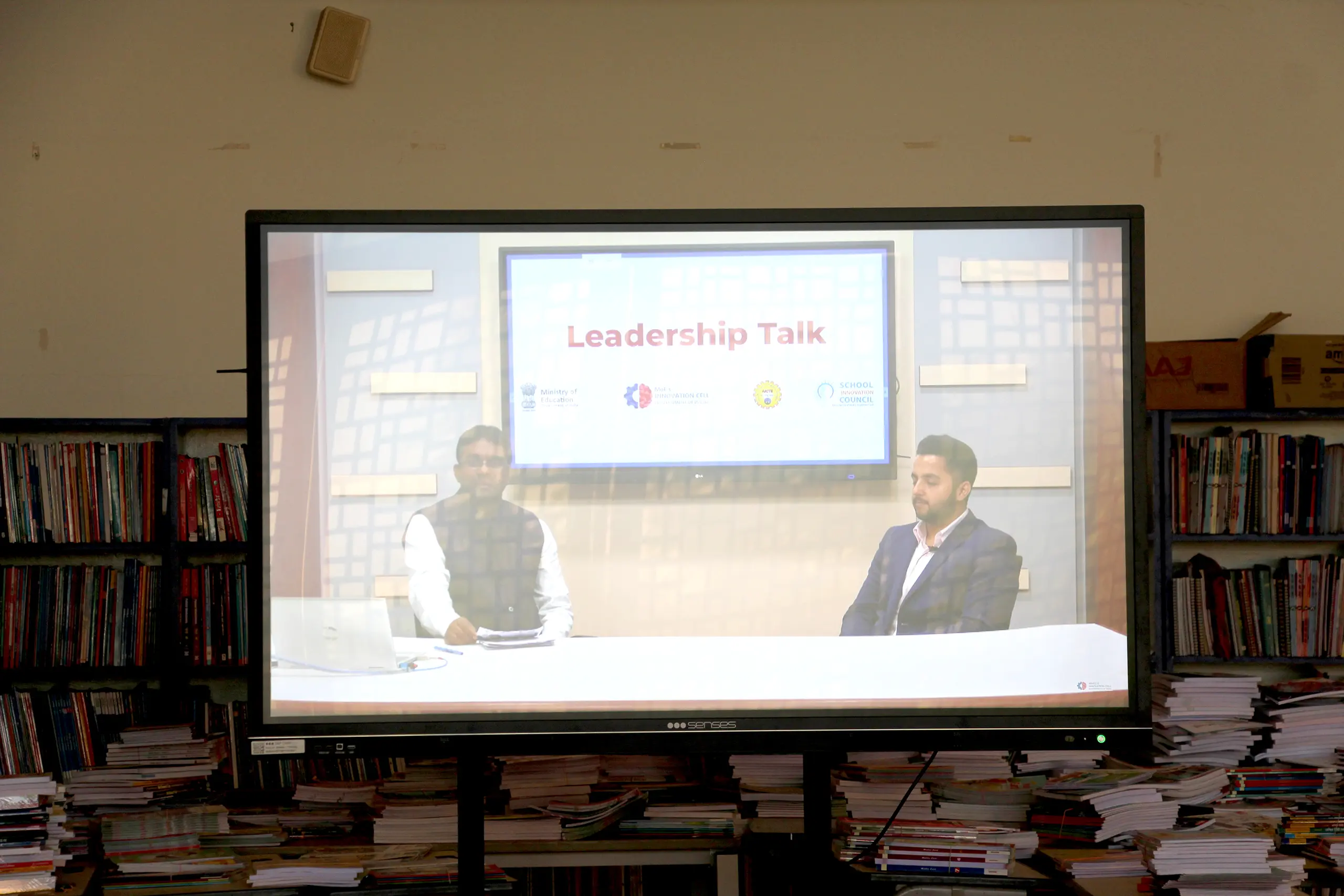 Virtual leadership talk session organized at DPS Warangal where students got a chance to learn leadership skills from renowned leaders.