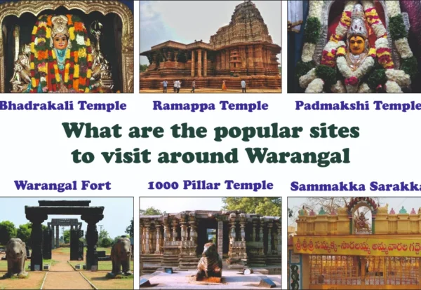 picture of popular sites to visit around Warangal.