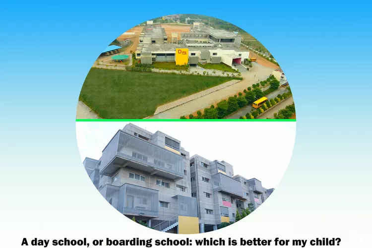Choose the best among day school and boarding school. The campus view of DPS Warangal.