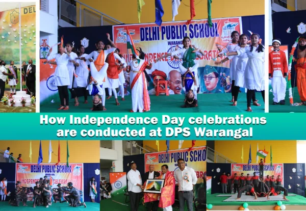 Independence Day celebrations at DPS Warangal.