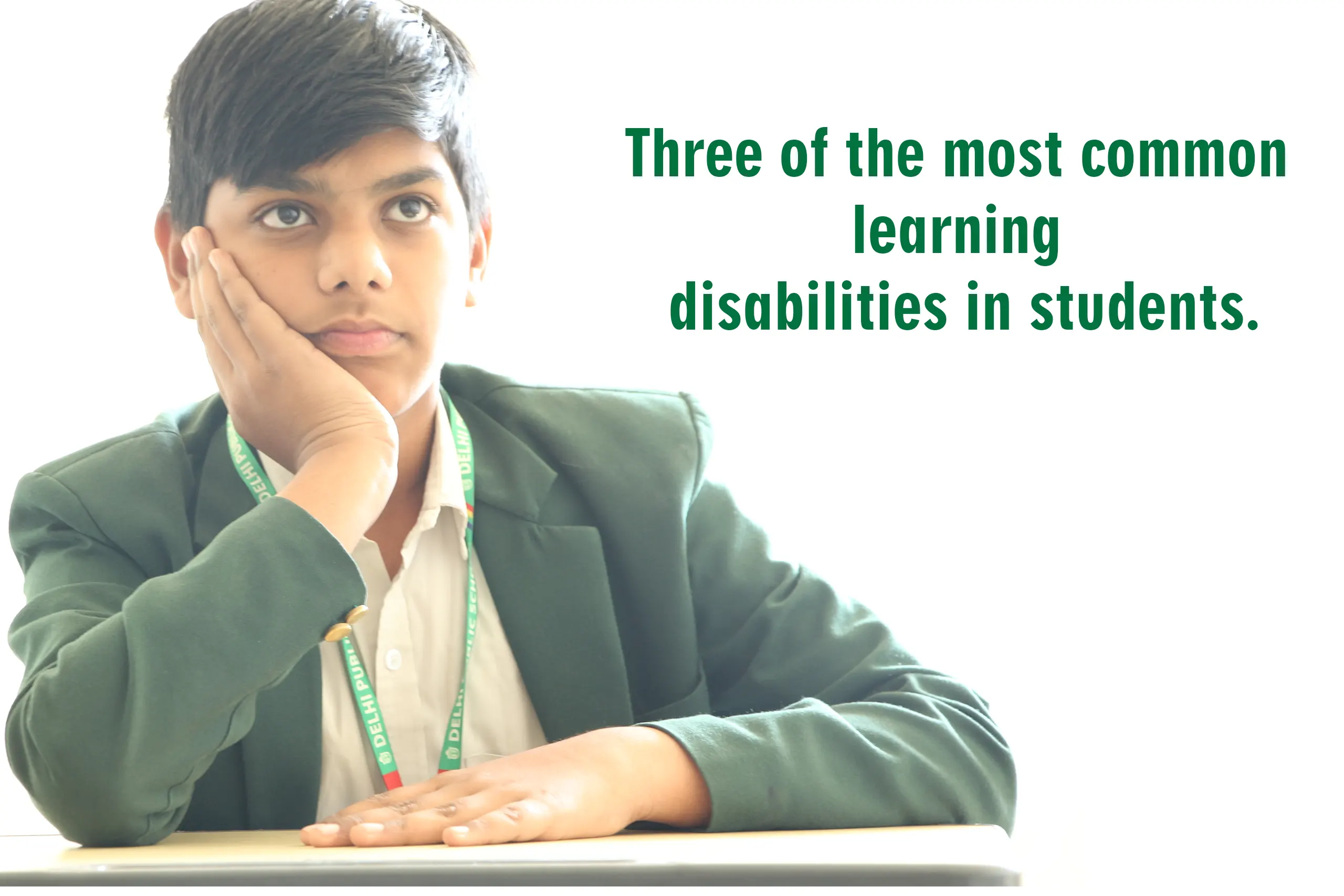 Three of the most common learning disabilities in students