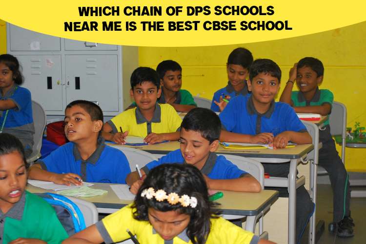 Children in a classroom at DPS Warangal, the best CBSE school.