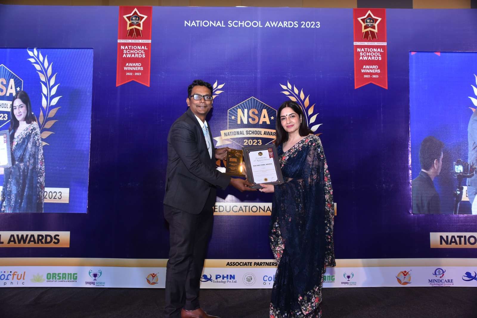 DPS Warangal secured two top honors this year: the Best Residential School of 2023 and the Exceptional Contribution to Sports Award.