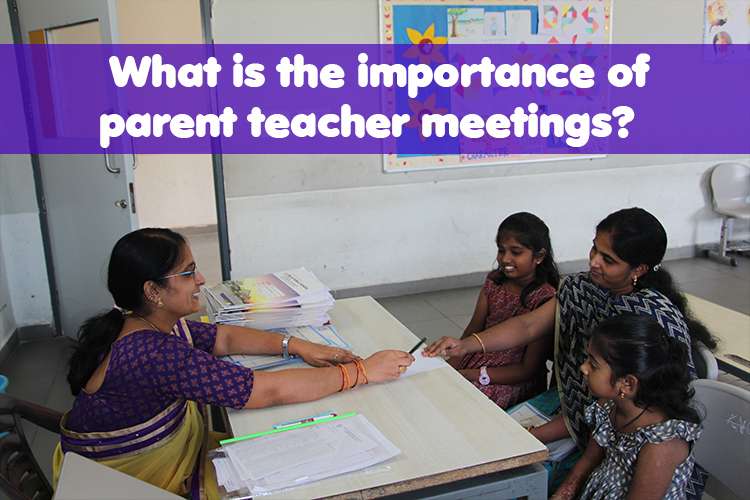 picture of parent-teacher meetings.