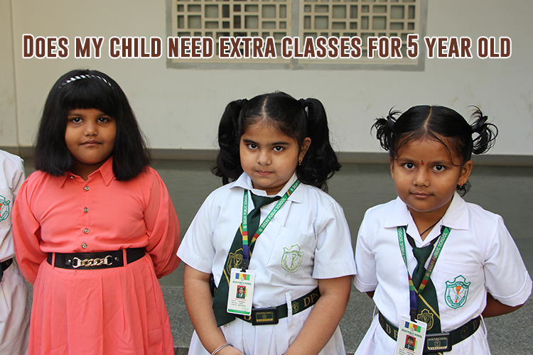 A group of young girls wearing uniforms for their extra classes