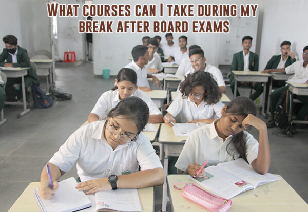 A group of DPS Warangal students in a classroom taking courses.