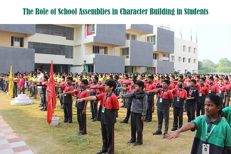 A group of people in a classroom
