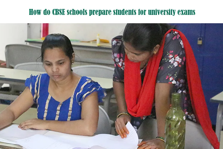 How CBSE schools effectively prepare students for university admissions and competitive exams.